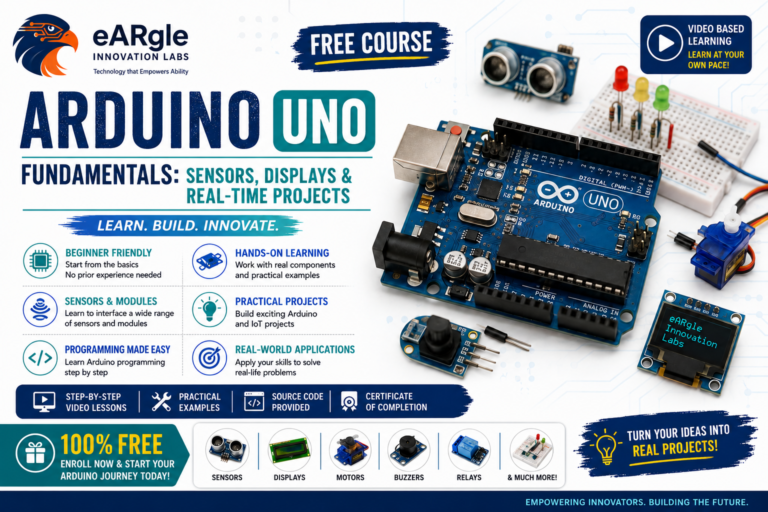 Arduino Uno Fundamentals: Sensors, Displays & Real Projects